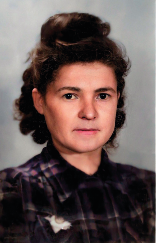 JÓZEFA SIUZDAK z domu KAZAK, córka zamordowanych KATARZYNY i SEBASTIANA KAZAKÓW, zdjęcie powojenne.