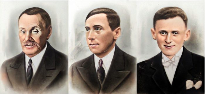 Zamordowani PIOTR, FRANCISZEK i ANTONI DOMAŃSCY.