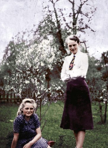 Zamordowana LUCYNA RADZIEJOWSKA z córką Anną, 1943 rok.