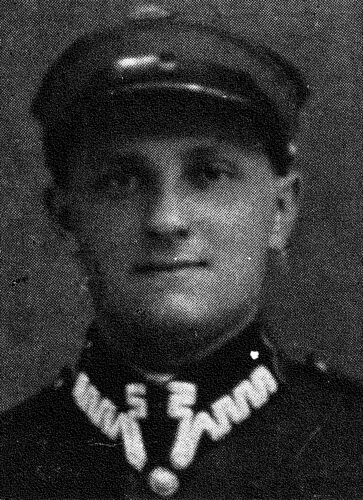 Kalman Wolkenfeld (1906-1942) w mundurze Wojska Polskiego.